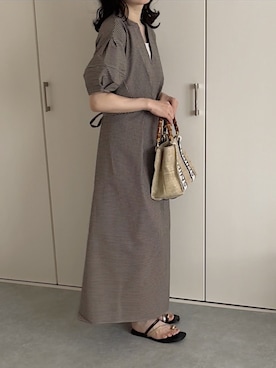 「classicalelf（クラシカルエルフ）のアイテム」を使った、えだ( ¨̮ )さん（レディース・155cm）の夏コーディネート