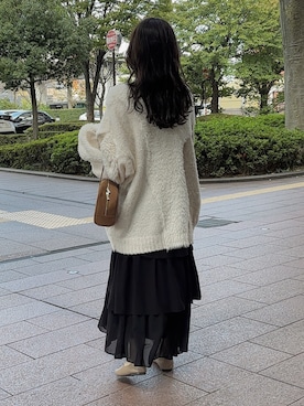 「アイテム（パンプス）」を使った、えだ( ¨̮ )さん（レディース・155cm）の秋コーディネート