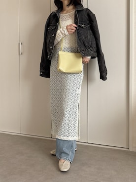 「titivate（ティティベイト）のアイテム」を使った、えだ( ¨̮ )さん（レディース・155cm）の春コーディネート