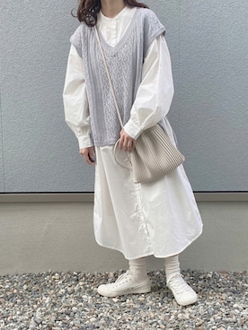 えだ( ¨̮ )さん（レディース・155cm）の秋コーディネート