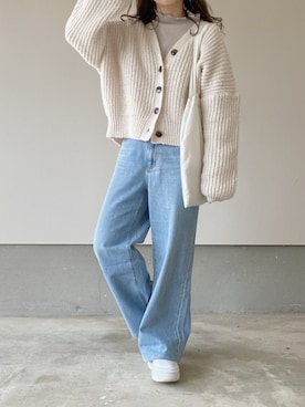 えだ( ¨̮ )さん(レディース・155cm)の冬コーディネート