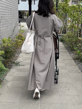 「menue（メヌエ）のアイテム」を使った、えだ( ¨̮ )さん（レディース・155cm）の夏コーディネート
