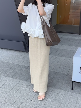 えだ( ¨̮ )さん(レディース・155cm)の夏コーディネート