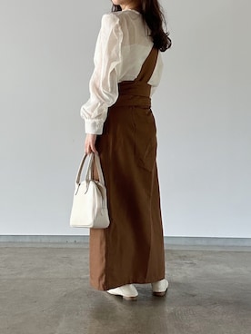 えだ( ¨̮ )さん(レディース・155cm)の秋コーディネート