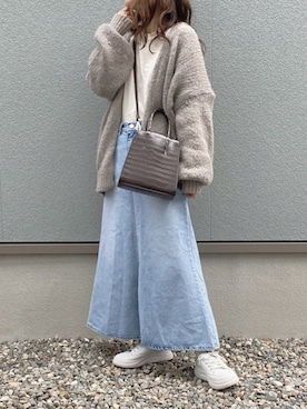 えだ( ¨̮ )さん(レディース・155cm)の秋コーディネート