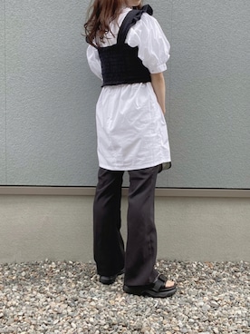 えだ( ¨̮ )さん(レディース・155cm)の夏コーディネート