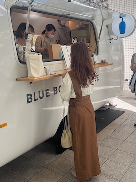 「select MOCA（セレクトモカ）のアイテム」を使った、えだ( ¨̮ )さん（骨格ウェーブ・レディース・155cm）の秋コーディネート