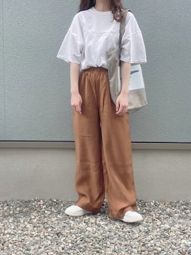 えだ( ¨̮ )さん（レディース・155cm）の夏コーディネート