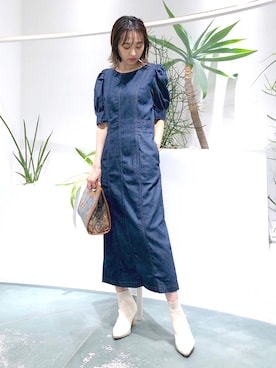 鐘ヶ江真由子さん（レディース・159cm）の秋コーディネート