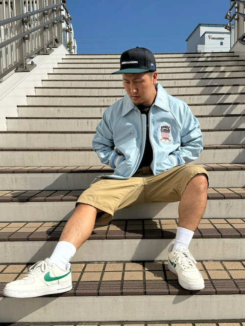 《AVIREX × EXPANSION》 FLAT VISOR CAP BLACK / フラット バイザー キャップ ブラック