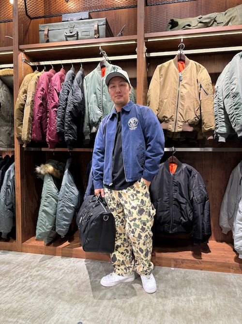 《直営店別注》VARSITY DUFFLE BAG / バーシティ ダッフル バッグ / AVIREX / アヴィレックス