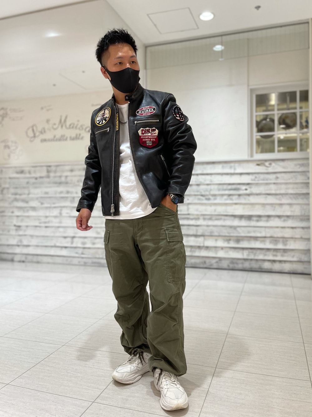 toshio(AVIREX ららぽーと海老名店)｜AVIREXのライダースジャケットを