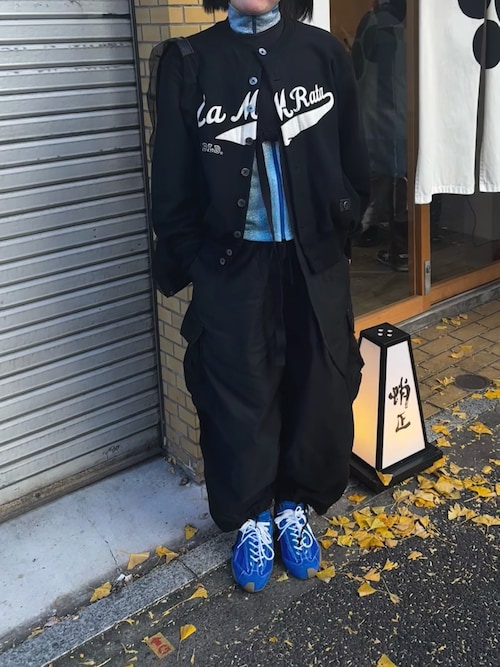 yohei ohno ブラウンストライプ ビスチェ ◇【2点セット】ニットビスチェ×ストライプ ハイネックブラウス