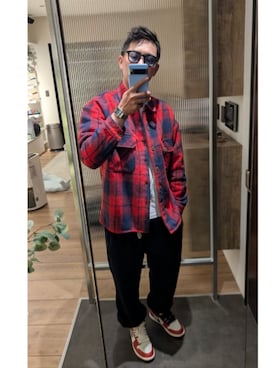 「CITIZEN（シチズン）のアイテム」を使った、Fox Changさん（メンズ・174cm）の冬コーディネート