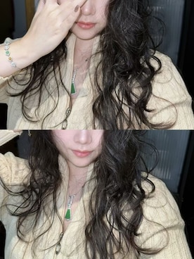 「M（エム）のアイテム（トップス）」を使った、3點69さん（レディース・158cm）の春コーディネート