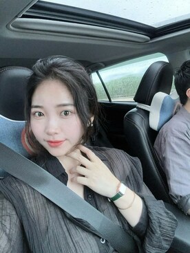 「M（エム）のアイテム」を使った、3點69さん（レディース・158cm）の春コーディネート