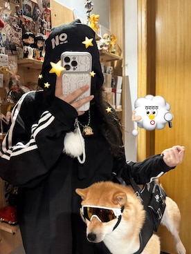 「M（エム）のアイテム（トップス）」を使った、3點69さん（レディース・158cm）の春コーディネート