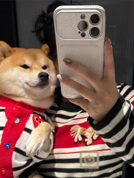 「M（エム）のアイテム（トップス、ホワイト系）」を使った、3點69さん（レディース・158cm）の春コーディネート