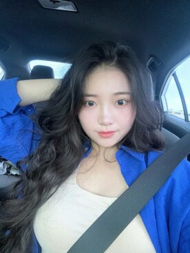 「M（エム）のアイテム」を使った、3點69さん（レディース・158cm）の春コーディネート