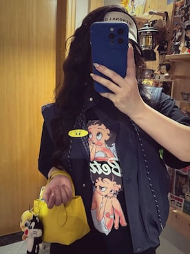 「M（エム）のアイテム」を使った、3點69さん（レディース・158cm）の春コーディネート