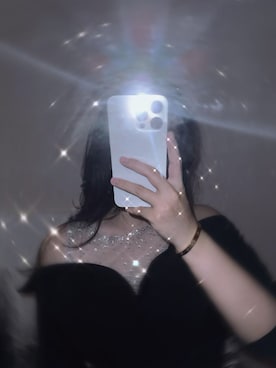 「M（エム）のアイテム（トップス、ホワイト系）」を使った、3點69さん（レディース・158cm）の春コーディネート