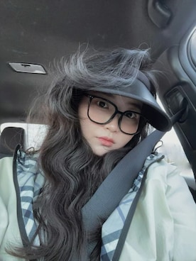 「M（エム）のアイテム（トップス、ホワイト系）」を使った、3點69さん（レディース・158cm）の春コーディネート