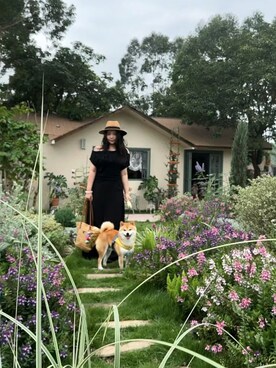 「M（エム）のアイテム」を使った、3點69さん（レディース・158cm）の春コーディネート