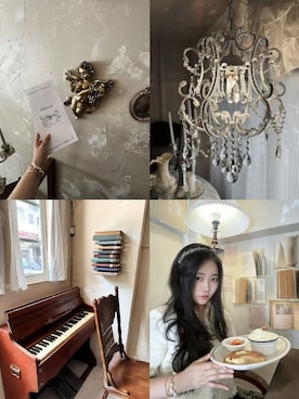 「M（エム）のアイテム（トップス）」を使った、3點69さん（レディース・158cm）の春コーディネート