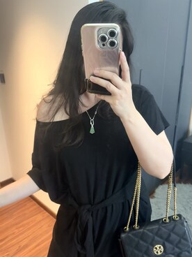 「M（エム）のアイテム」を使った、3點69さん（レディース・158cm）の春コーディネート