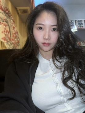 「M（エム）のアイテム（トップス）」を使った、3點69さん（レディース・158cm）の春コーディネート