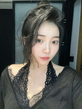 「M（エム）のアイテム」を使った、3點69さん（レディース・158cm）の春コーディネート