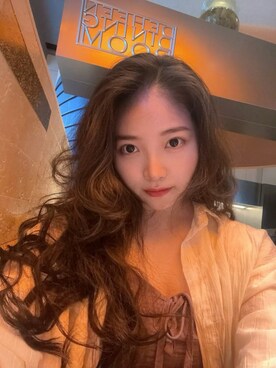 「M（エム）のアイテム（トップス）」を使った、3點69さん（レディース・158cm）の春コーディネート