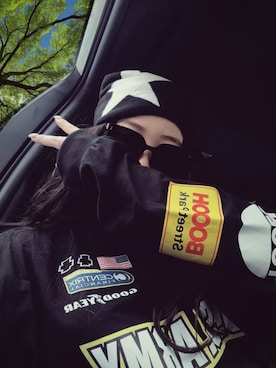 「M（エム）のアイテム（トップス）」を使った、3點69さん（レディース・158cm）の春コーディネート