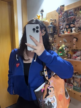 「M（エム）のアイテム（トップス、ホワイト系）」を使った、3點69さん（レディース・158cm）の春コーディネート