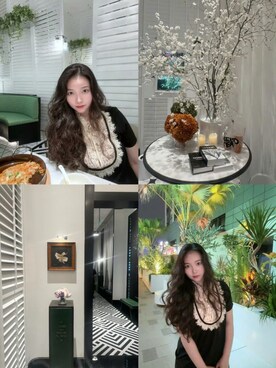 「M（エム）のアイテム（トップス）」を使った、3點69さん（レディース・158cm）の春コーディネート