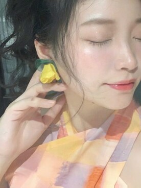 「M（エム）のアイテム」を使った、3點69さん（レディース・158cm）の春コーディネート