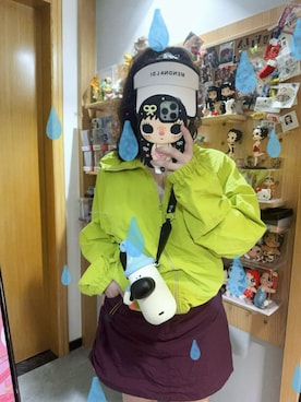 「M（エム）のアイテム」を使った、3點69さん（レディース・158cm）の春コーディネート
