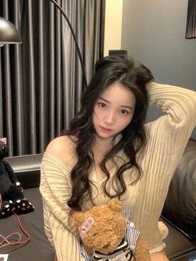 「M（エム）のアイテム」を使った、3點69さん（レディース・158cm）の冬コーディネート