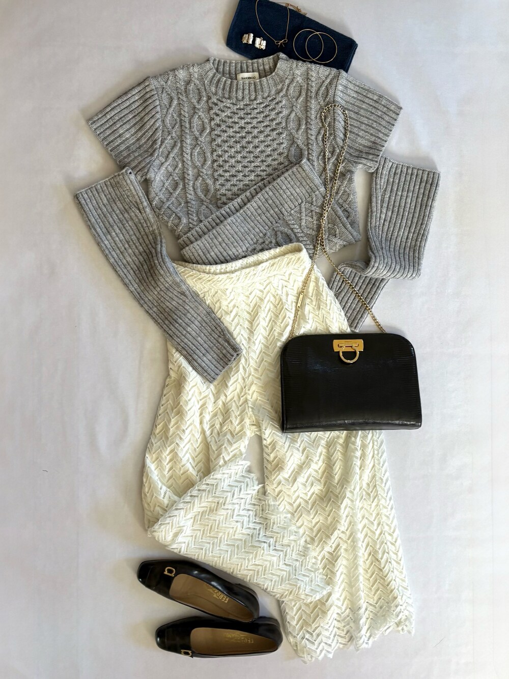 ランデブー Charm cut vintage knit RANDEBOO（ランデブー）の「Charm cut vintage knit（ニット/セーター