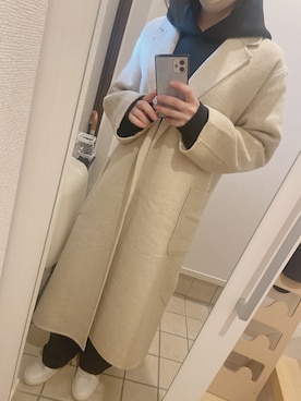 「A part by（アパートバイ）のアイテム（ジャケット/アウター）」を使った、KMRさん（レディース・165cm）の冬コーディネート