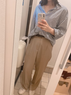 「しまむら（シマムラ）のアイテム」を使った、KMRさん（レディース・165cm）の秋コーディネート