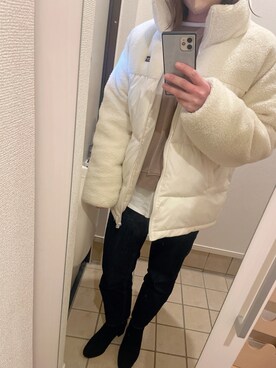 「Java（ジャバ）のアイテム」を使った、KMRさん（レディース・165cm）の冬コーディネート