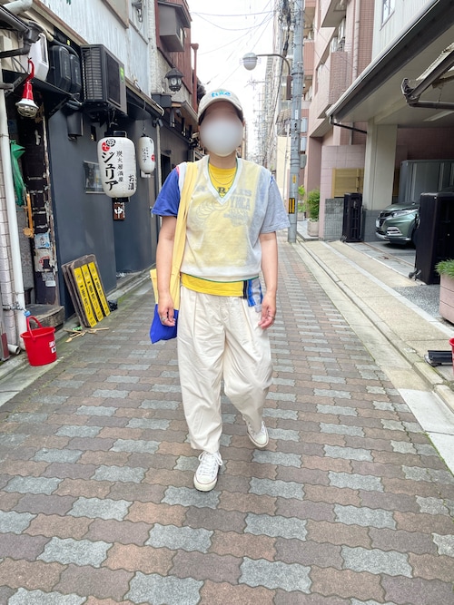 6（ロク）の「＜6(ROKU)＞CHIDORI KNIT VEST/ベスト（ベスト