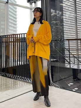 Yuki Kagayaさん（レディース・166cm）の冬コーディネート