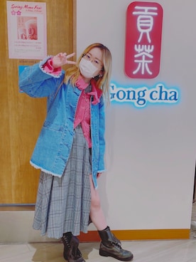 15amidoriさん（レディース・165cm）の春コーディネート