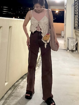 「アイテム（その他トップス）」を使った、YUKAさん（レディース・155cm・20代）の夏コーディネート