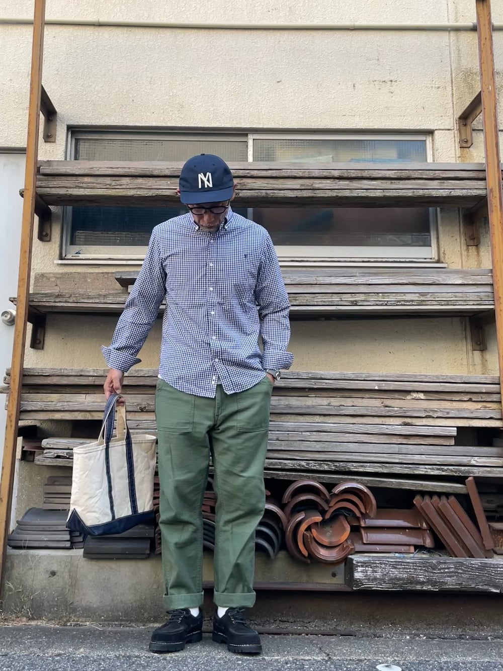 yonemicci70|Parabootのモカシン/デッキシューズを使ったコーディネート - WEAR