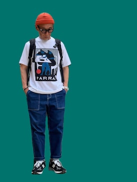 「BEAMS（ビームス）のアイテム」を使った、yonemicci70さん（メンズ・173cm）の夏コーディネート