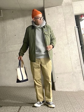 「アイテム（ジャケット/アウター）」を使った、yonemicci70さん（メンズ・173cm）の冬コーディネート