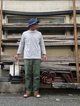 「BEAMS（ビームス）のアイテム（アナログ腕時計）」を使った、yonemicci70さん（メンズ・173cm）の秋コーディネート